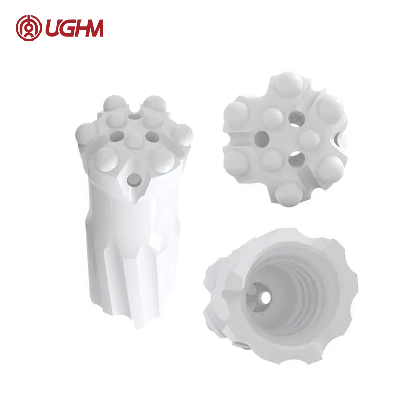 HTG 32R51SR R32 Threaded Bit 51mm 2 Inch with 3x9mm Center Buttons for Underground Jumbo Drill
